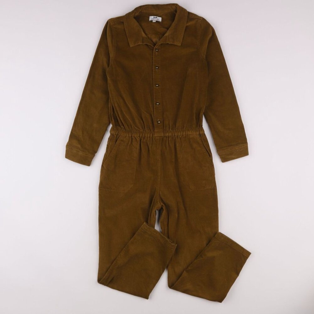 Cyrillus Brown corduroy jumpsuit size youth 14